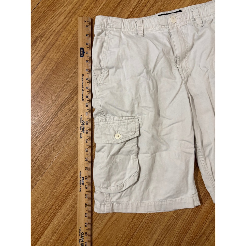 Tony‎ Hawk Mens Cargo Shorts Beige Size 33 Cotton Pockets Casual Skater - Picture 9 of 9